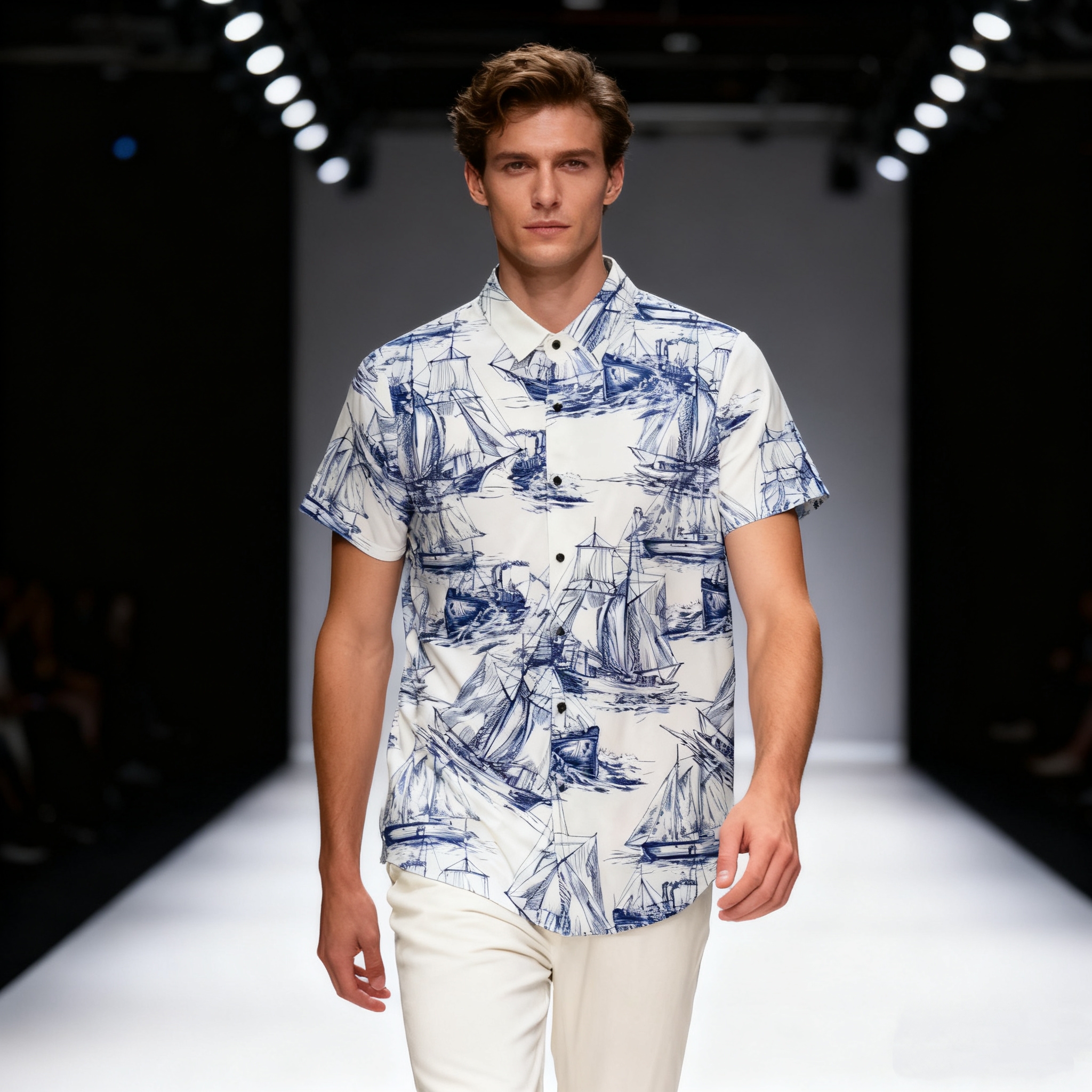 Men's seamless shirt/Article No. 1039