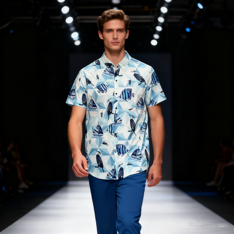 Men's seamless shirt/Article No. 1066