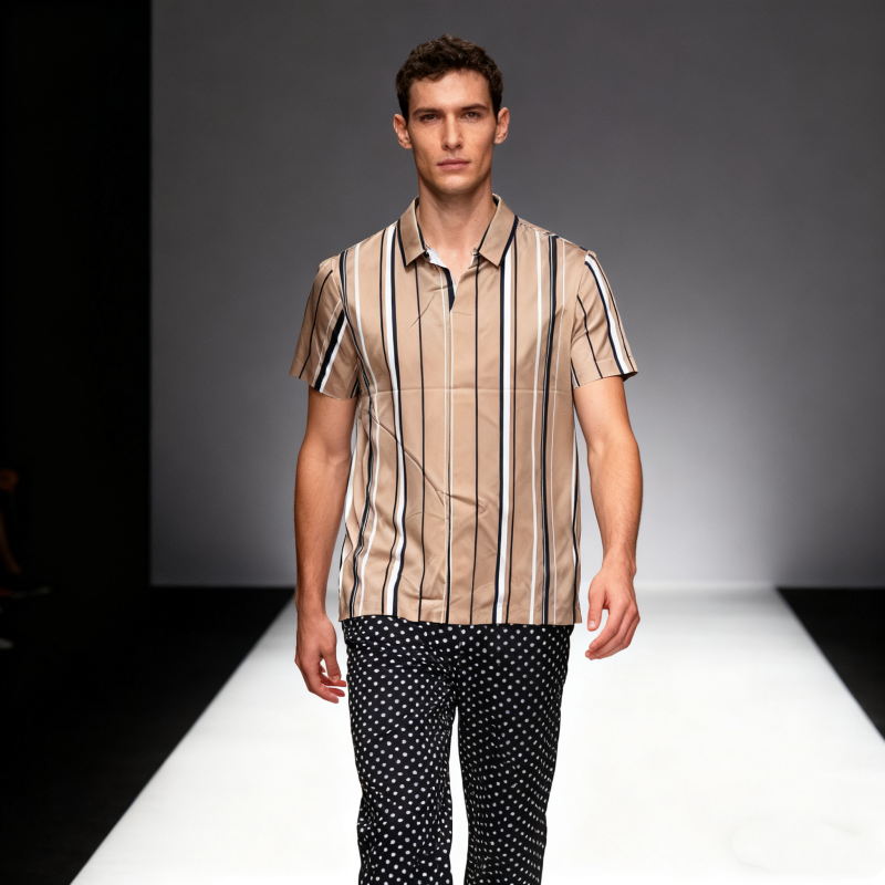 Men's short-sleeve seamless V-neck2014