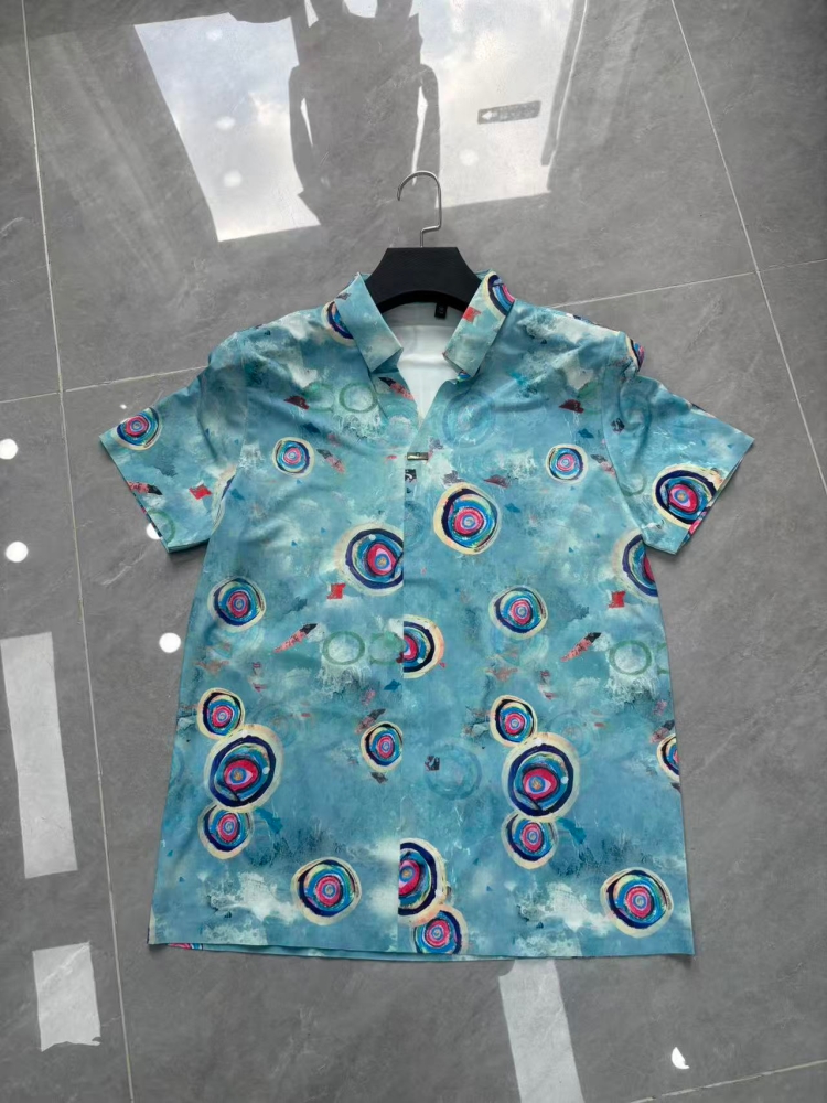 Men's short-sleeve seamless V-neck2027