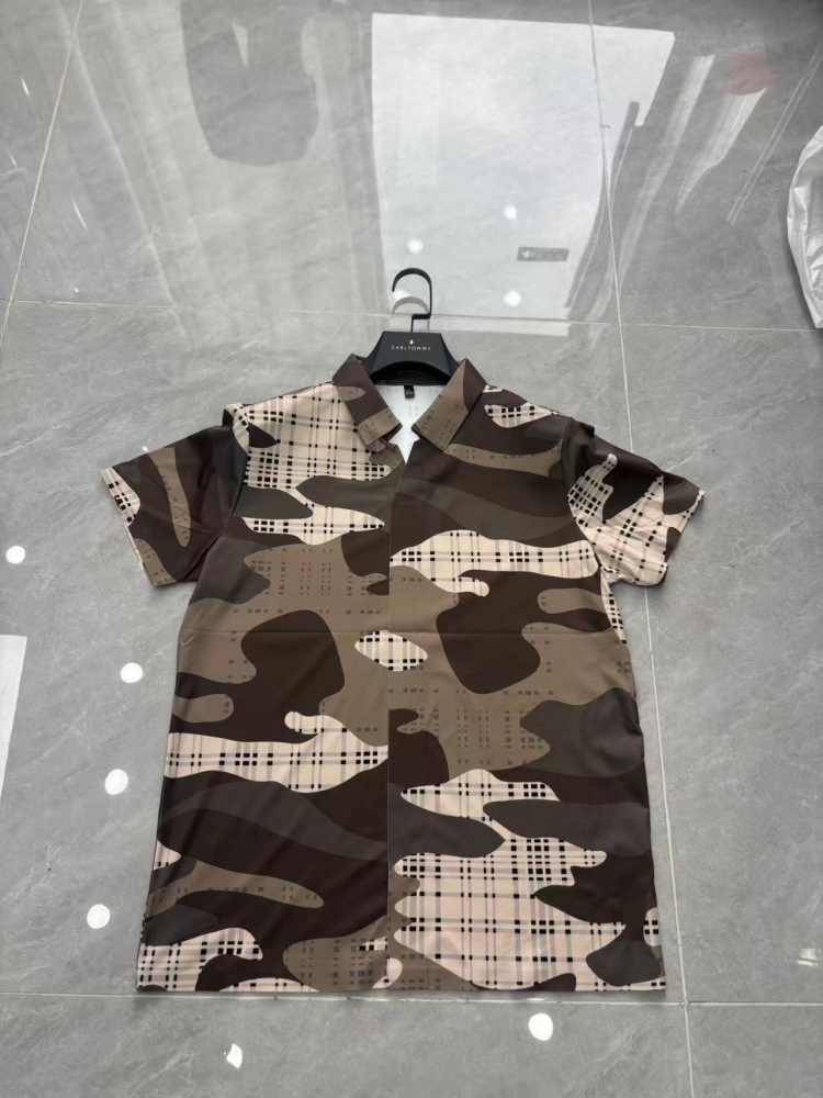 Men's short-sleeve seamless V-neck2035