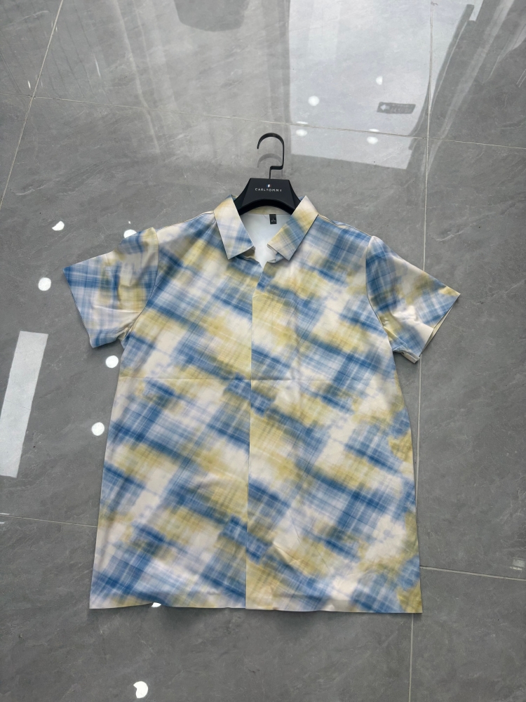 Men's short-sleeve seamless V-neck2036