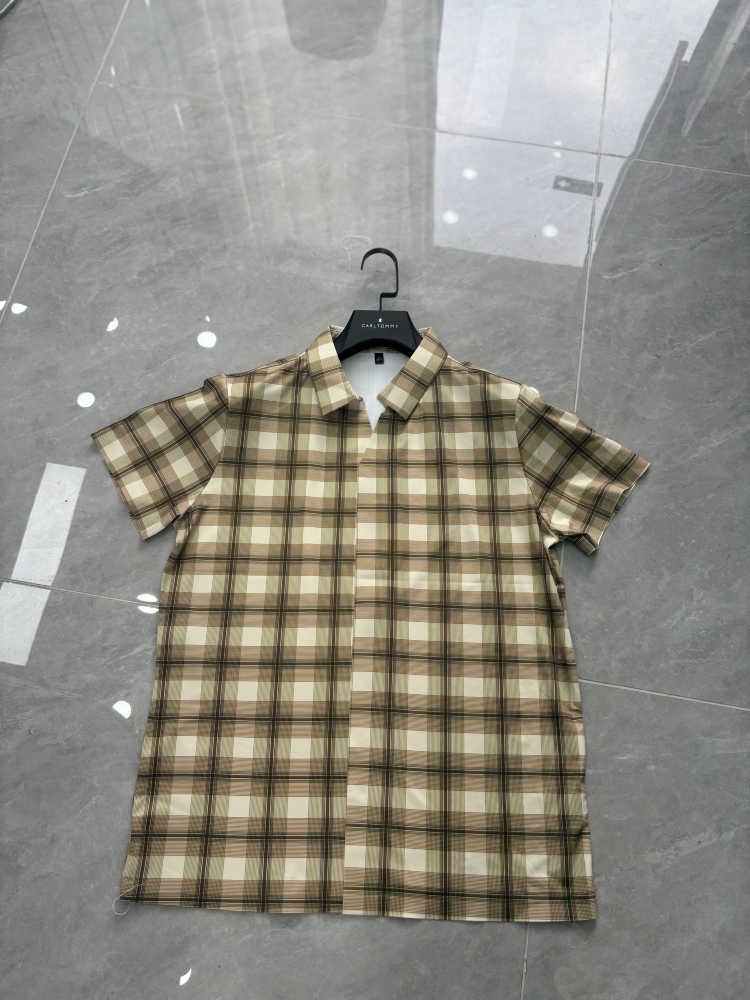 Men's short-sleeve seamless V-neck2039