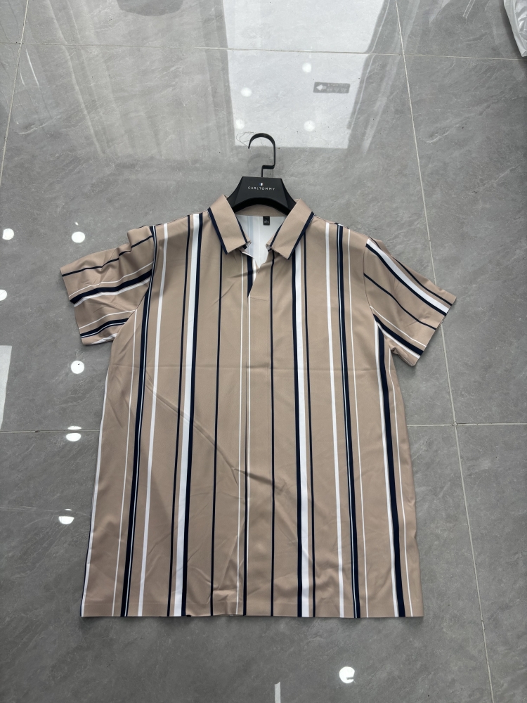 Men's short-sleeve seamless V-neck2040