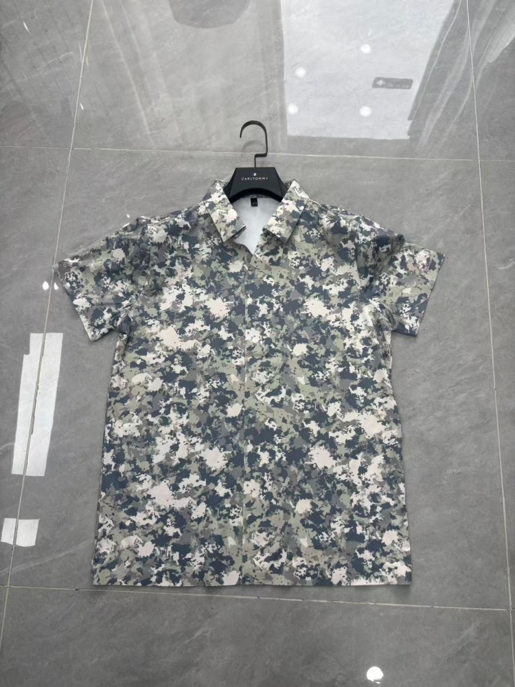 Men's short-sleeve seamless V-neck20445