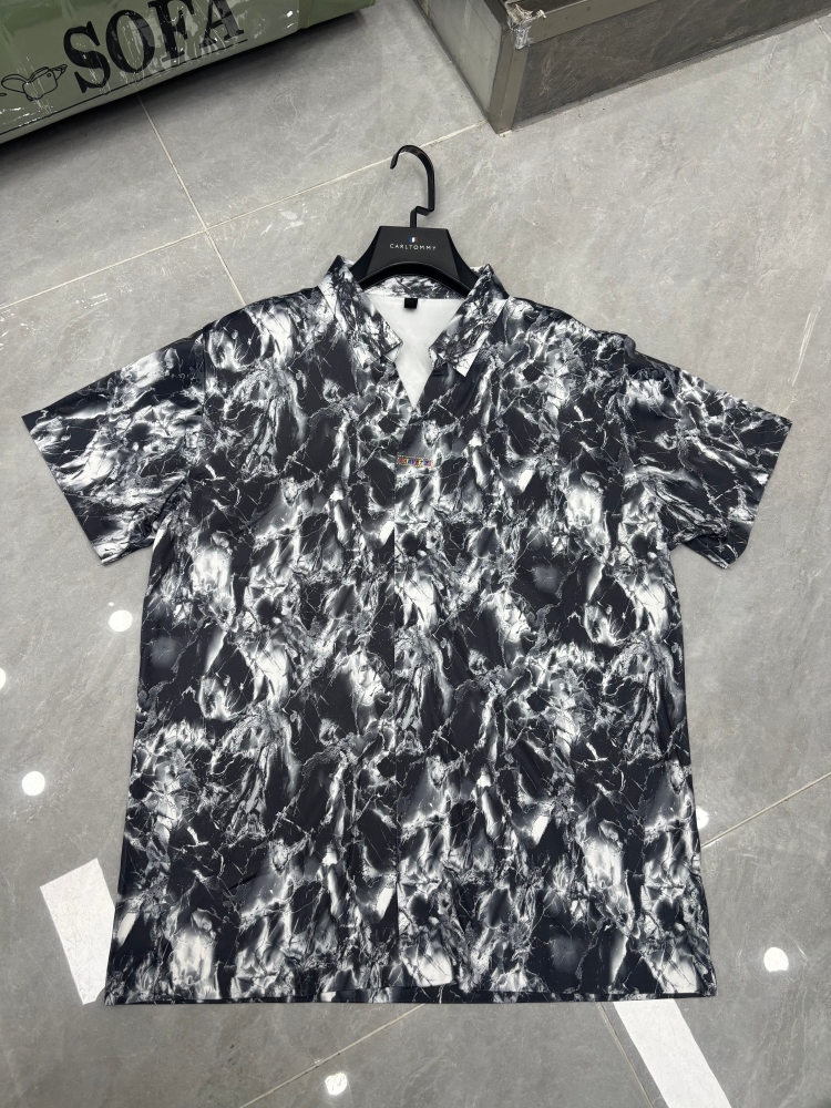 Men's short-sleeve seamless V-neck NO:2054