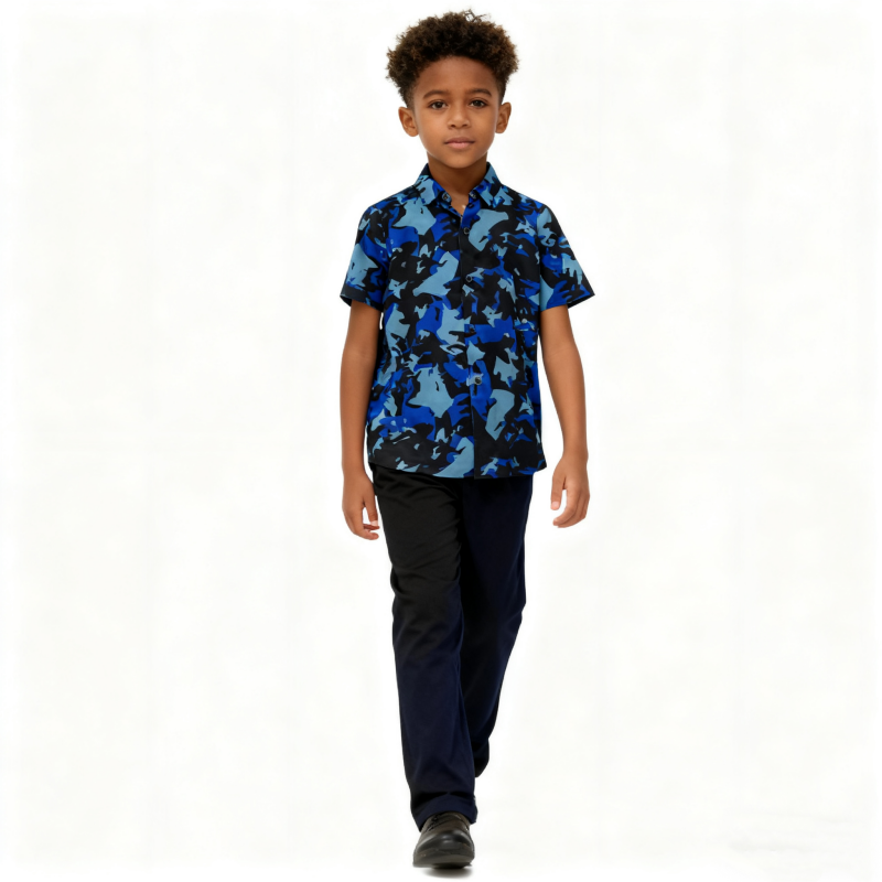 Children's Clothing Seamless Short Sleeves NO: 701