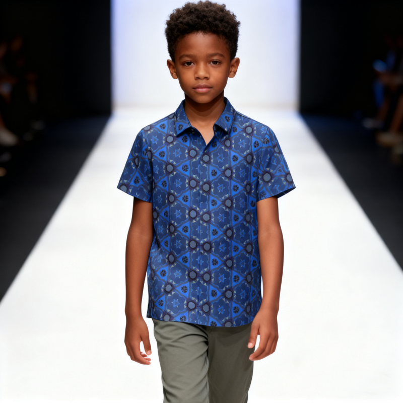 Children's Clothing Seamless Short Sleeves NO: 702