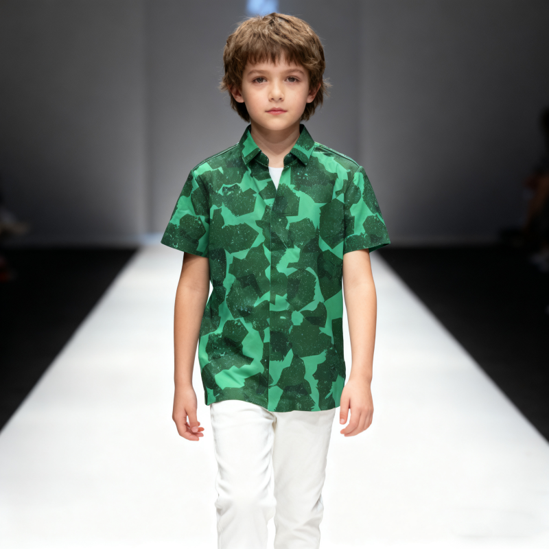 Children's Clothing Seamless Short Sleeves NO: 703