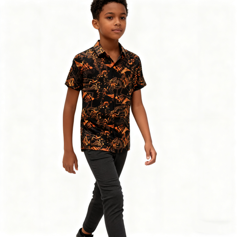 Children's Clothing Seamless Short Sleeves NO: 704