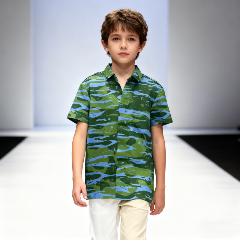 Children's Clothing Seamless Short Sleeves NO: 708