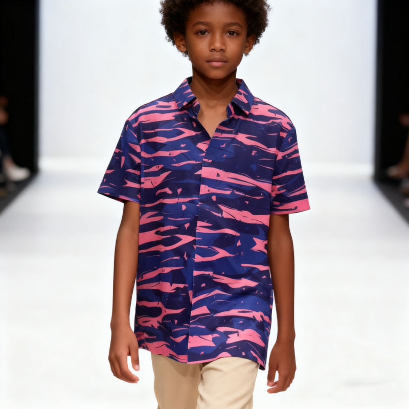 Children's Clothing Seamless Short Sleeves NO: 709