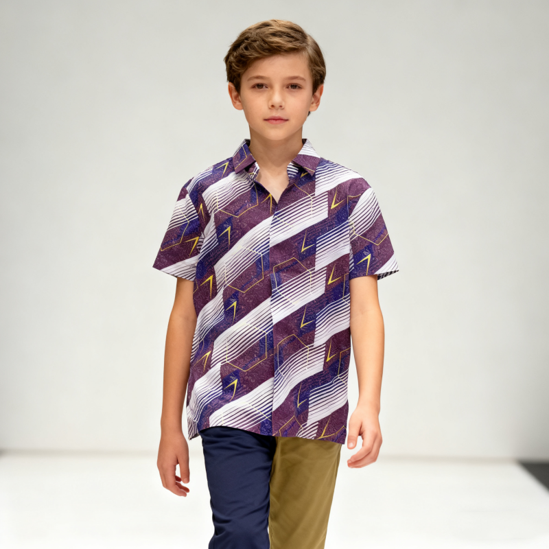 Children's Clothing Seamless Short Sleeves NO: 710