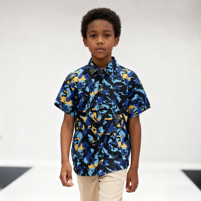 Children's Clothing Seamless Short Sleeves NO: 714