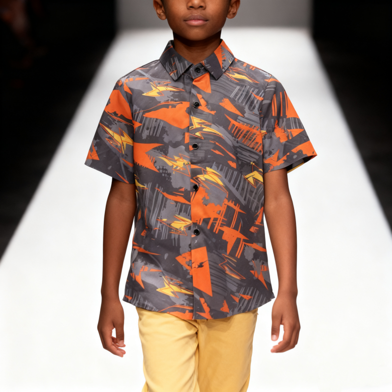 Children's Clothing Seamless Short Sleeves NO: 715