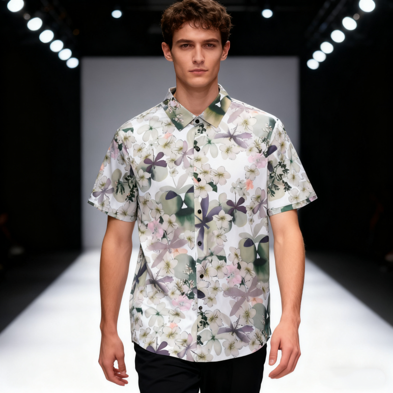 Men's seamless shirt/Article No：1166