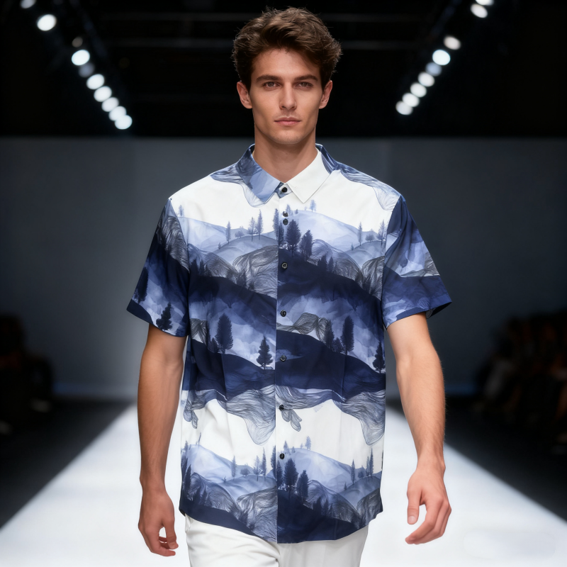 Men's seamless shirt/Article No：1176