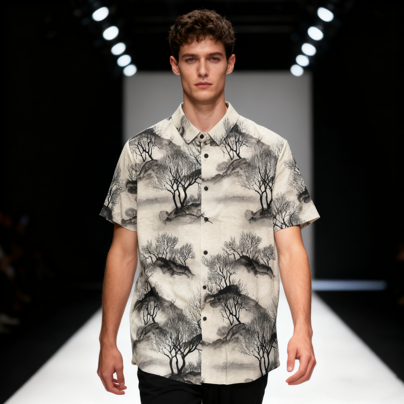 Men's seamless shirt/Article No：1177